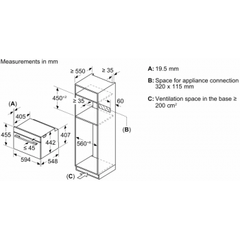 Духова шафа BOSCH CMG7241W1