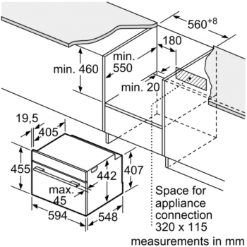 Духова шафа BOSCH CMG7241W1