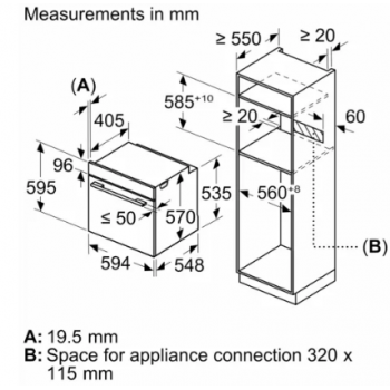 Духова шафа BOSCH HBA172BS0