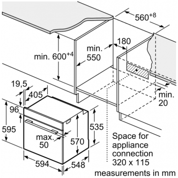 Духова шафа BOSCH HBG572ES3 Духова шафа BOSCH HBG572ES3