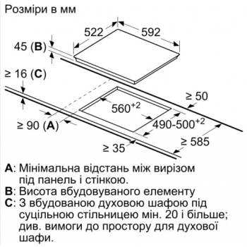 Варильна поверхня BOSCH PKE611BA2E Варильна поверхня BOSCH PKE611BA2E