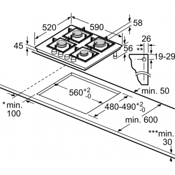 Варильна поверхня BOSCH PNK6B2P41R