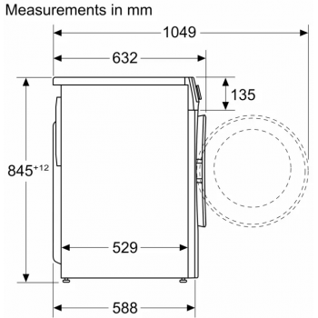 Пральна машина BOSCH WGE03200BY