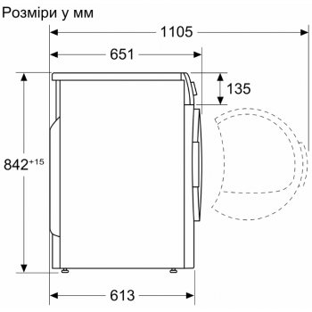 Сушильна машина BOSCH WQB245B0UA